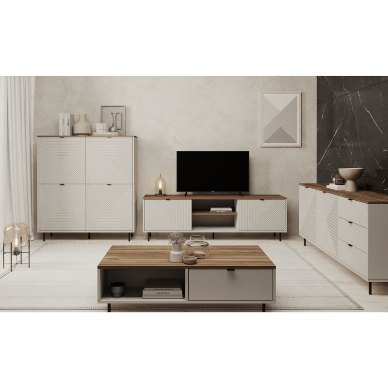 Casa si Gradina - Mobilier - Biblioteci si rafturi - Etajere - Raft, casmir/stejar castello, EYCO 4D - Infinity.ro