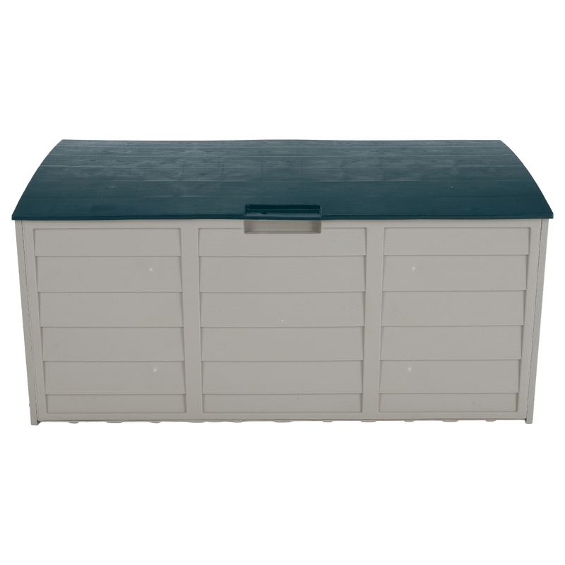 Casa si Gradina - Gradina si terasa - Mobilier exterior - Dulapuri si lazi depozitare exterior - Cutie de depozitare pentru gradina, gri/verde, KORTEZ - Infinity.ro