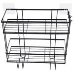 Casa si Gradina - Mobilier - Mobilier baie - Etajere baie - Organizator pentru baie, negru, SABRINA - Infinity.ro