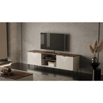Casa si Gradina - Mobilier - Comode si corpuri - Comode - Masuta TV, casmir/stejar castello, EYCO 2D/180 - Infinity.ro