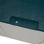 Casa si Gradina - Gradina si terasa - Mobilier exterior - Dulapuri si lazi depozitare exterior - Cutie de depozitare pentru gradina, gri/verde, KORTEZ - Infinity.ro