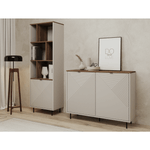 Casa si Gradina - Mobilier - Biblioteci si rafturi - Etajere - Raft deschis, casmir/stejar castello, EYCO 1D - Infinity.ro