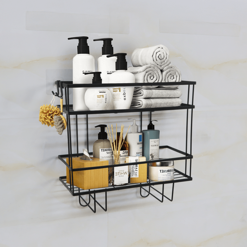 Casa si Gradina - Mobilier - Mobilier baie - Etajere baie - Organizator pentru baie, negru, SABRINA - Infinity.ro