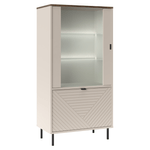Casa si Gradina - Mobilier - Comode si corpuri - Corpuri bucatarie - Vitrina joasa, casmir/stejar castello, EYCO 1D1W - Infinity.ro