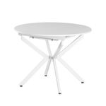 Casa si Gradina - Mobilier - Mese si birouri - Mese bucatarie si dining - Masa extensibila de dining, alba, 100x100-140x75 cm, ABERO TIP 1 - Infinity.ro