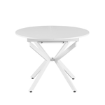 Casa si Gradina - Mobilier - Mese si birouri - Mese bucatarie si dining - Masa extensibila de dining, alba, 100x100-140x75 cm, ABERO TIP 1 - Infinity.ro