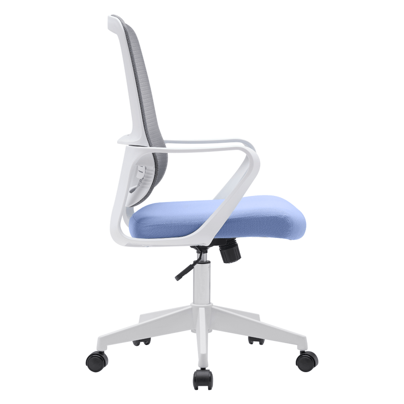 Casa si Gradina - Mobilier - Scaune si fotolii - Scaune - Scaun de birou, neomint-albastru deschis/gri/alb, SALOMO TIP 1 - Infinity.ro