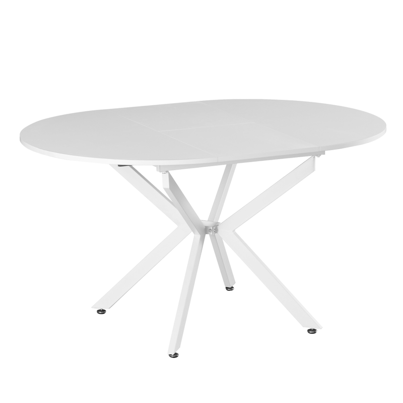 Casa si Gradina - Mobilier - Mese si birouri - Mese bucatarie si dining - Masa extensibila de dining, alba, 100x100-140x75 cm, ABERO TIP 1 - Infinity.ro