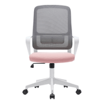 Casa si Gradina - Mobilier - Scaune si fotolii - Scaune - Scaun de birou, roz/gri/alb, SALOMO TIP 1 - Infinity.ro