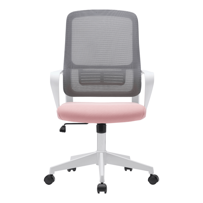 Casa si Gradina - Mobilier - Scaune si fotolii - Scaune - Scaun de birou, roz/gri/alb, SALOMO TIP 1 - Infinity.ro