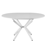 Casa si Gradina - Mobilier - Mese si birouri - Mese bucatarie si dining - Masa extensibila de dining, alba, 100x100-140x75 cm, ABERO TIP 1 - Infinity.ro