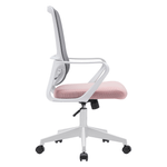 Casa si Gradina - Mobilier - Scaune si fotolii - Scaune - Scaun de birou, roz/gri/alb, SALOMO TIP 1 - Infinity.ro