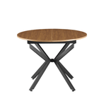 Casa si Gradina - Mobilier - Mese si birouri - Mese bucatarie si dining - Masa extensibila de dining, stejar deschis/neagra, 100x100-140x75 cm, ABERO TIP 1 - Infinity.ro