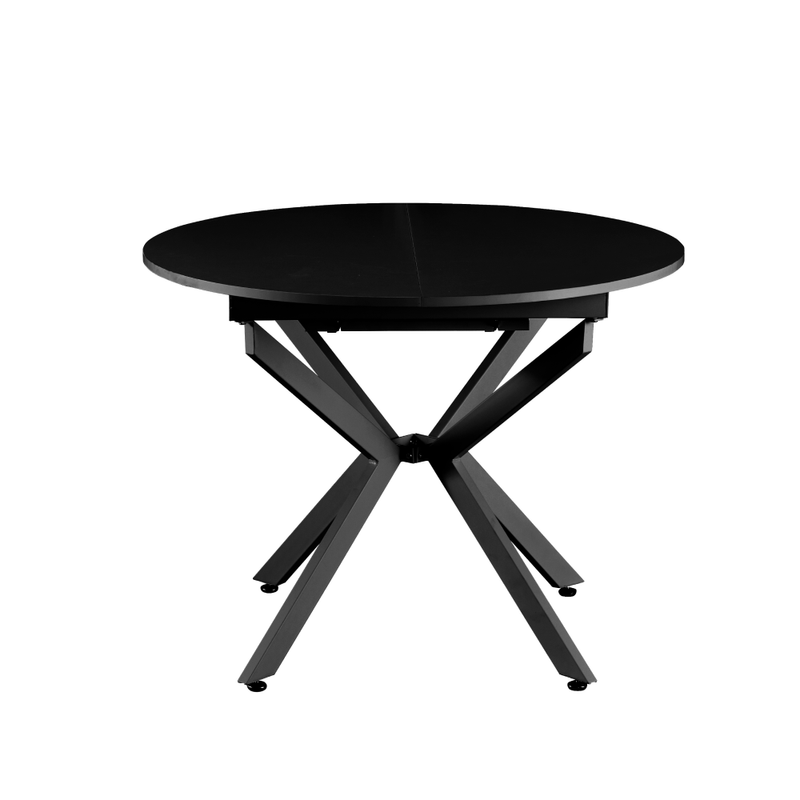 Casa si Gradina - Mobilier - Mese si birouri - Mese bucatarie si dining - Masa extensibila de dining, neagra, 100x100-140x75 cm, ABERO TIP 1 - Infinity.ro