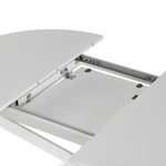 Casa si Gradina - Mobilier - Mese si birouri - Mese bucatarie si dining - Masa extensibila de dining, alba, 100x100-140x75 cm, ABERO TIP 1 - Infinity.ro