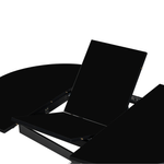 Casa si Gradina - Mobilier - Mese si birouri - Mese bucatarie si dining - Masa extensibila de dining, neagra, 100x100-140x75 cm, ABERO TIP 1 - Infinity.ro