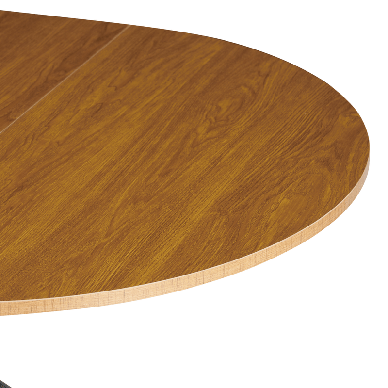 Casa si Gradina - Mobilier - Mese si birouri - Mese bucatarie si dining - Masa extensibila de dining, stejar deschis/neagra, 100x100-140x75 cm, ABERO TIP 1 - Infinity.ro