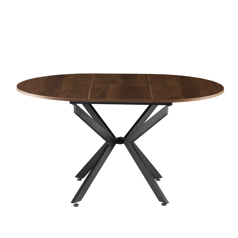Casa si Gradina - Mobilier - Mese si birouri - Mese bucatarie si dining - Masa extensibila de dining, stejar inchis/neagra, 100x100-140x75 cm, ABERO TIP 1 - Infinity.ro