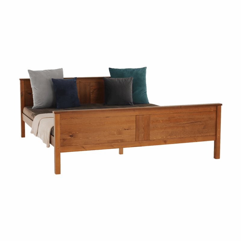 Casa si Gradina - Mobilier - Paturi si accesorii - Paturi - Pat, lemn de pin culoare de stejar, 160x200, PROVO NEW - Infinity.ro