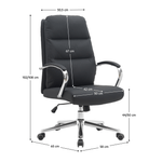 Casa si Gradina - Mobilier - Scaune si fotolii - Scaune - Scaun de birou, negru/crom, ADMON - Infinity.ro