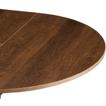 Casa si Gradina - Mobilier - Mese si birouri - Mese bucatarie si dining - Masa extensibila de dining, stejar inchis/neagra, 100x100-140x75 cm, ABERO TIP 1 - Infinity.ro