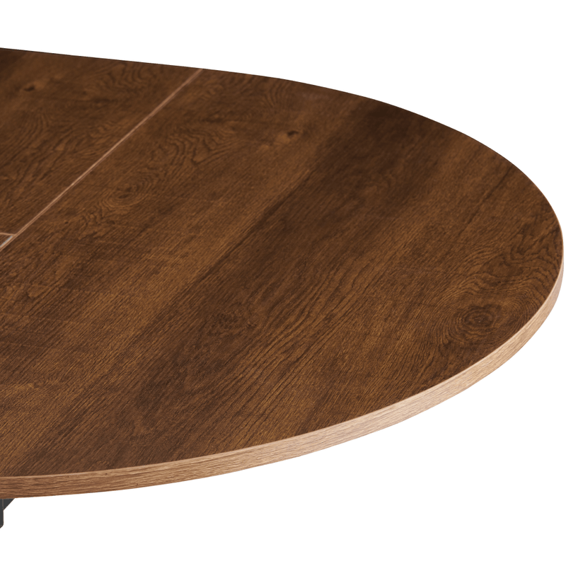Casa si Gradina - Mobilier - Mese si birouri - Mese bucatarie si dining - Masa extensibila de dining, stejar inchis/neagra, 100x100-140x75 cm, ABERO TIP 1 - Infinity.ro