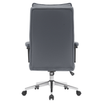 Casa si Gradina - Mobilier - Scaune si fotolii - Scaune - Scaun de birou, piele ecologica gri/crom, KAHIL - Infinity.ro