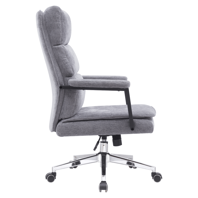 Casa si Gradina - Mobilier - Scaune si fotolii - Scaune - Scaun de birou, gri/crom, ZAVIER - Infinity.ro