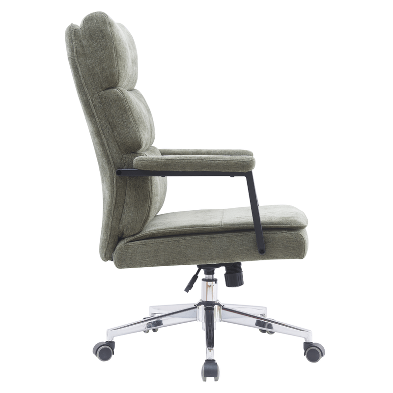 Casa si Gradina - Mobilier - Scaune si fotolii - Scaune - Scaun de birou, verde/crom, ZAVIER - Infinity.ro