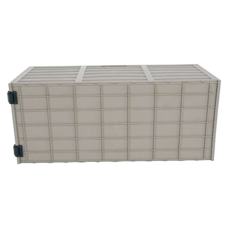 Casa si Gradina - Gradina si terasa - Mobilier exterior - Dulapuri si lazi depozitare exterior - Cutie de depozitare pentru gradina, gri/verde, KORTEZ - Infinity.ro