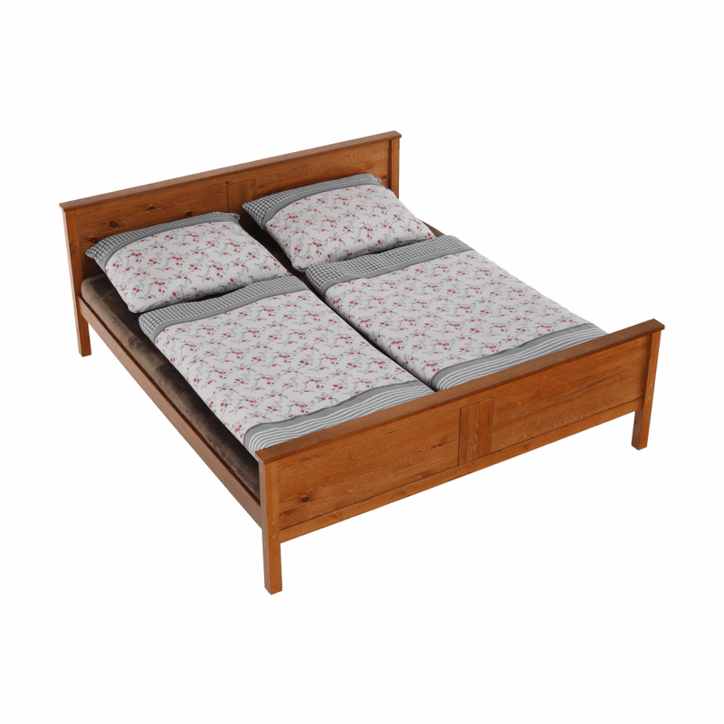 Casa si Gradina - Mobilier - Paturi si accesorii - Paturi - Pat, lemn de pin culoare de stejar, 180x200, PROVO NEW - Infinity.ro