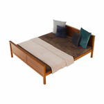 Casa si Gradina - Mobilier - Paturi si accesorii - Paturi - Pat, lemn de pin culoare de stejar, 160x200, PROVO NEW - Infinity.ro