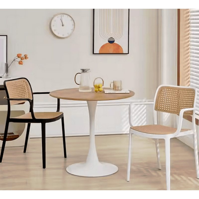 Casa si Gradina - Gradina si terasa - Mobilier exterior - Scaune si sezlonguri gradina - Scaun, stivuibil, negru/bej, RAVID  NEW TIP 2 - Infinity.ro