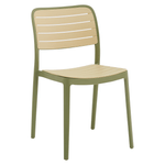 Casa si Gradina - Gradina si terasa - Mobilier exterior - Scaune si sezlonguri gradina - Scaun stivuibil, verde/bej, KARDOS TYP 1 - Infinity.ro