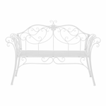 Casa si Gradina - Gradina si terasa - Mobilier exterior - Bancute de gradina - Banca de gradina, alba, ETELIA NEW - Infinity.ro