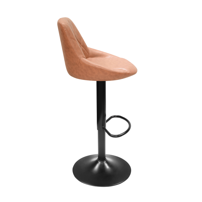 Casa si Gradina - Mobilier - Scaune si fotolii - Scaune - Scaun de bar, coniac/negru, TERKAN NEW - Infinity.ro