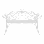 Casa si Gradina - Gradina si terasa - Mobilier exterior - Bancute de gradina - Banca de gradina, alba, ETELIA NEW - Infinity.ro