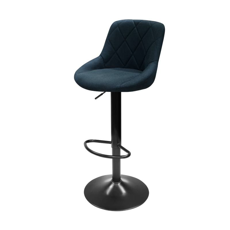 Casa si Gradina - Mobilier - Scaune si fotolii - Scaune - Scaun bar, material textil negru, TERKAN NEW - Infinity.ro