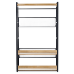Casa si Gradina - Mobilier - Biblioteci si rafturi - Etajere - Etajera cu rafturi, stejar/negru, KILOS NEW TIP 2 - Infinity.ro