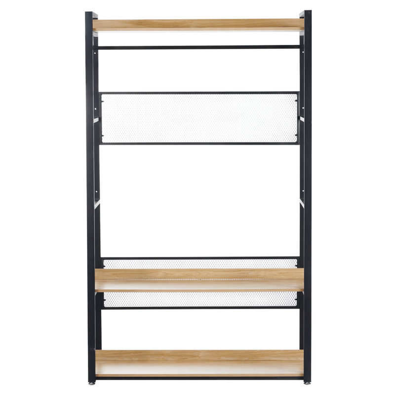 Casa si Gradina - Mobilier - Biblioteci si rafturi - Etajere - Etajera cu rafturi, stejar/negru, KILOS NEW TIP 2 - Infinity.ro