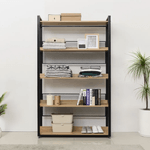 Casa si Gradina - Mobilier - Biblioteci si rafturi - Etajere - Etajera cu 5 rafturi, stejar/negru, KILOS NEW TIP 3 - Infinity.ro
