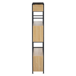 Casa si Gradina - Mobilier - Biblioteci si rafturi - Etajere - Raft cu 3 polite, stejar/negru, KILIS NEW TIP 3 - Infinity.ro