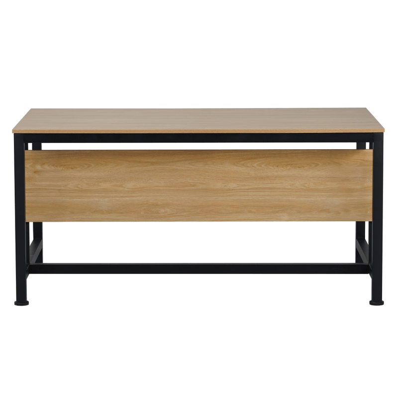 Casa si Gradina - Mobilier - Mese si birouri - Birouri - Birou, stejar/negru, 120x80 cm, KILIS NEW - Infinity.ro