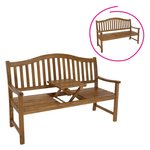 Casa si Gradina - Gradina si terasa - Mobilier exterior - Bancute de gradina - Banca de gradina cu masuta, lemn de salcam, TAIMA - Infinity.ro