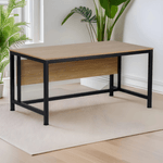 Casa si Gradina - Mobilier - Mese si birouri - Birouri - Birou, stejar/negru, 150x80 cm, KILIS NEW - Infinity.ro