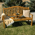 Casa si Gradina - Gradina si terasa - Mobilier exterior - Bancute de gradina - Banca de gradina cu masuta, lemn de salcam, TAIMA - Infinity.ro