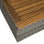 Casa si Gradina - Gradina si terasa - Mobilier exterior - Seturi mobila gradina - Canapea de gradina din ratan, gri/natural, MALORY - Infinity.ro
