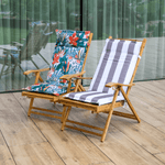 Casa si Gradina - Gradina si terasa - Mobilier exterior - Scaune si sezlonguri gradina - Fotoliu de gradina pozitionabil, natural, bambus, VARDON - Infinity.ro