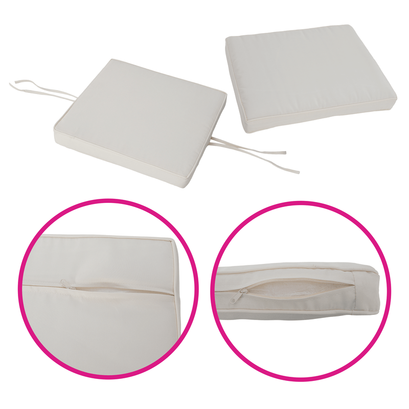 Casa si Gradina - Gradina si terasa - Mobilier exterior - Seturi mobila gradina - Set de gradina din ratan, lemn de salcam, negru/crem/natural, MELFORD - Infinity.ro