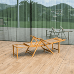 Casa si Gradina - Gradina si terasa - Mobilier exterior - Scaune si sezlonguri gradina - Fotoliu de gradina pozitionabil, natural, bambus, VARDON - Infinity.ro